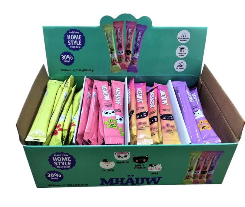 Mhauw Karışık Kedi Ödül Çeşitleri  15 Gr ( 1 Adet )