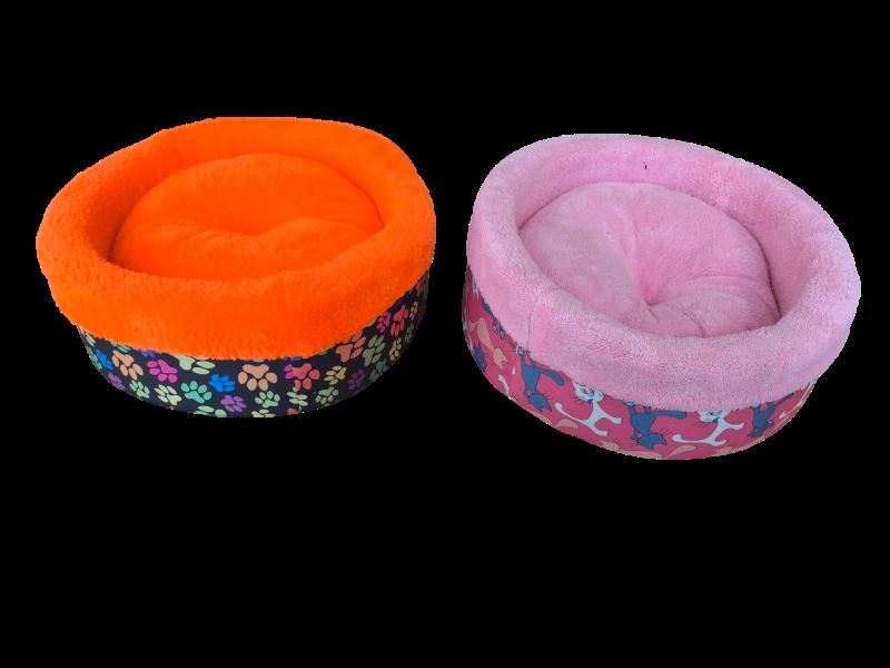 Desenli Sünger Kedi Köpek Yatağı 16 cm x 46 cm Karışık 1 Adet