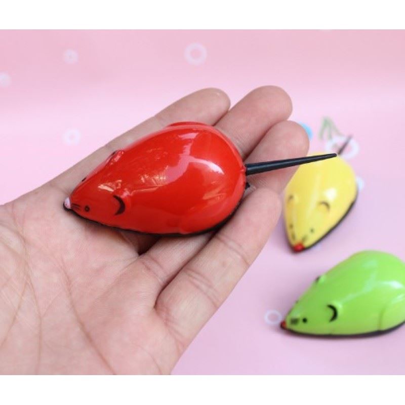 Çek Bırak Renkli Hareketli Fare Premiım 9×3.5×3CM Karışık Renklerde 1 Adet