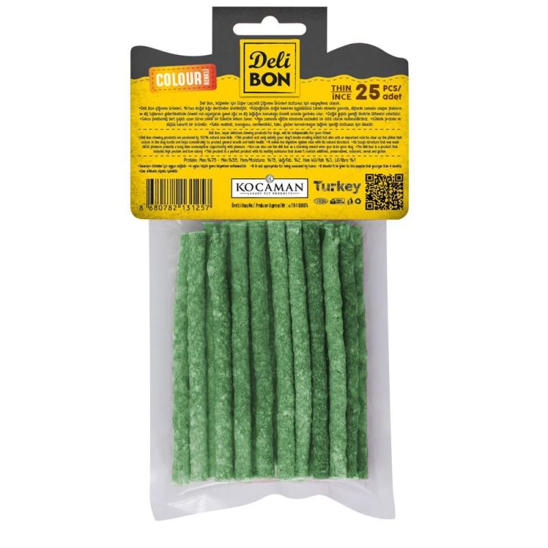Delibon Super Munchy Çubuk - Spirulinalı İnce 25 Adet