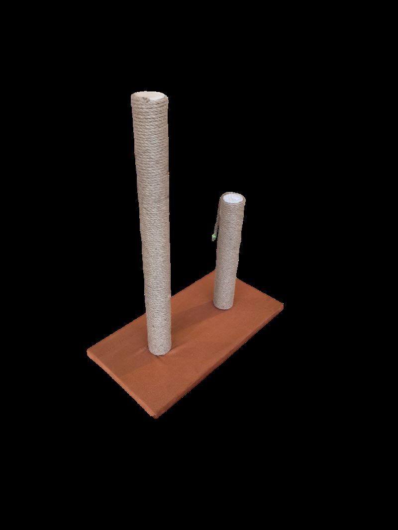 İkili Kedi Tırmalama Tahtası 40 cm - 70  cm Çeşitli Renklerde