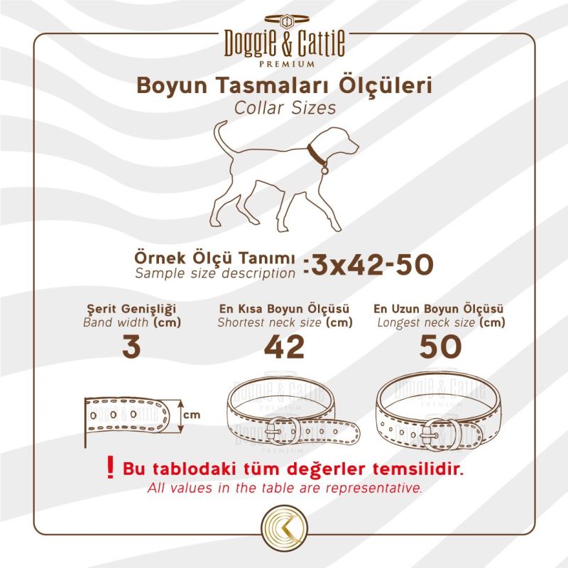 Doggie Konfor Seri Dokuma Köpek Boyun Tasması 4x57-65cm Kırmızı