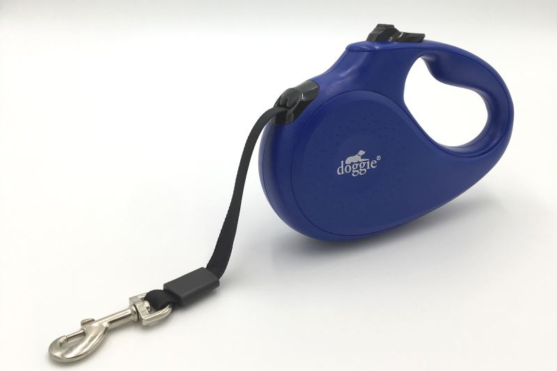 Doggie Master Seri Otomatik Makaralı Köpek Gezdirme 50 kg / 5 M Mavi