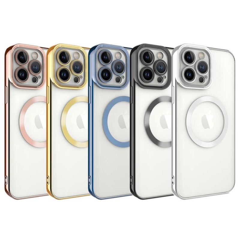 Redmi Note 10 Pro 4G - Kılıf Magsafe Cd Lazer Silikon Kılıf