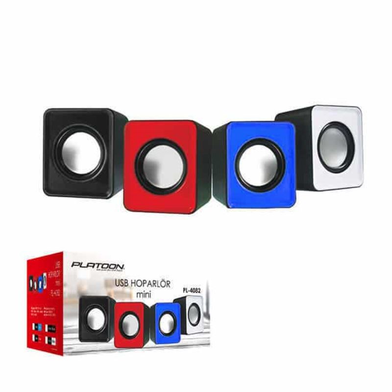 G105 Pc Usb Mini Speaker 1+1 Hoparlör Ses Sistemi Platoon PL-4086