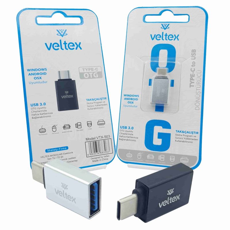 TYPE-C To Usb Metal  Dönüştürücü Otg Arbaks ARB-503