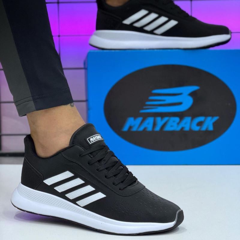 Mayback Erkek spor ayakkabı siyah beyaz 